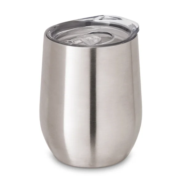 RONDE. Copo de viagem em aço inoxidável 400 mL